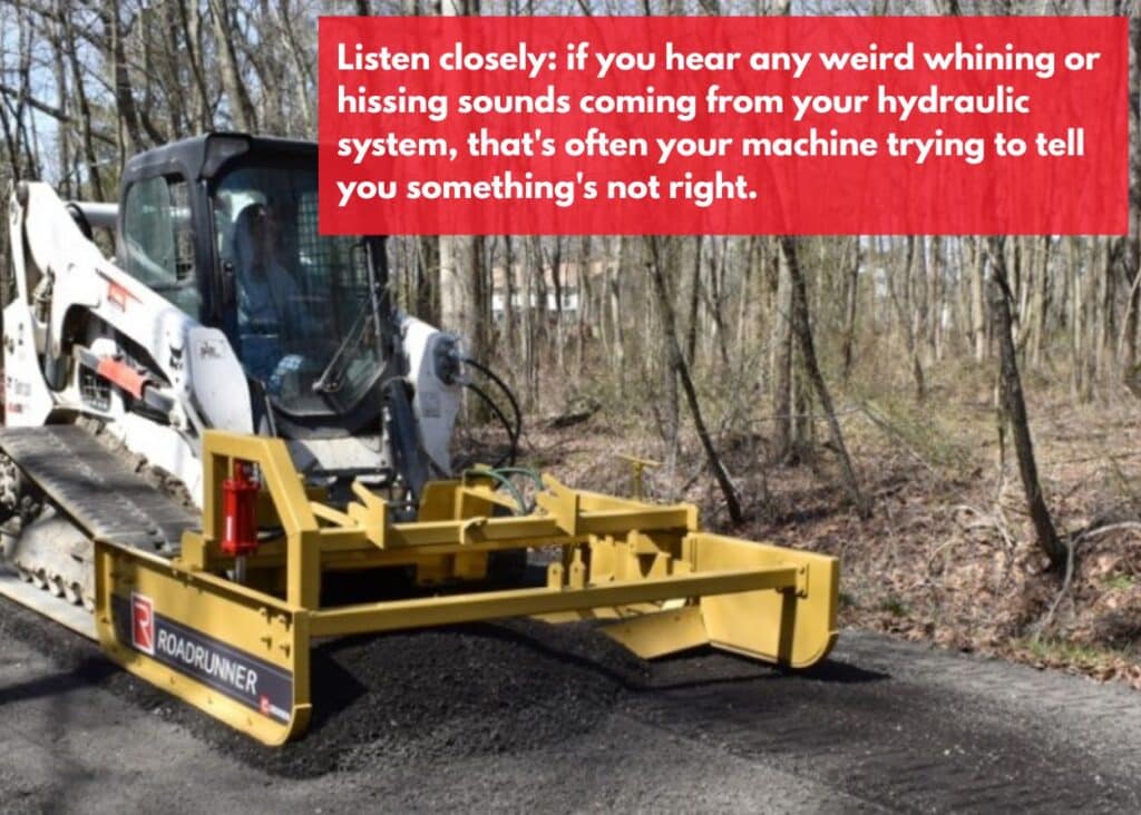 skid steer grader hydraulics