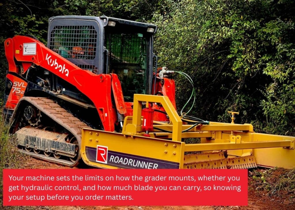 Is a tractor or skid steer better for a grading job